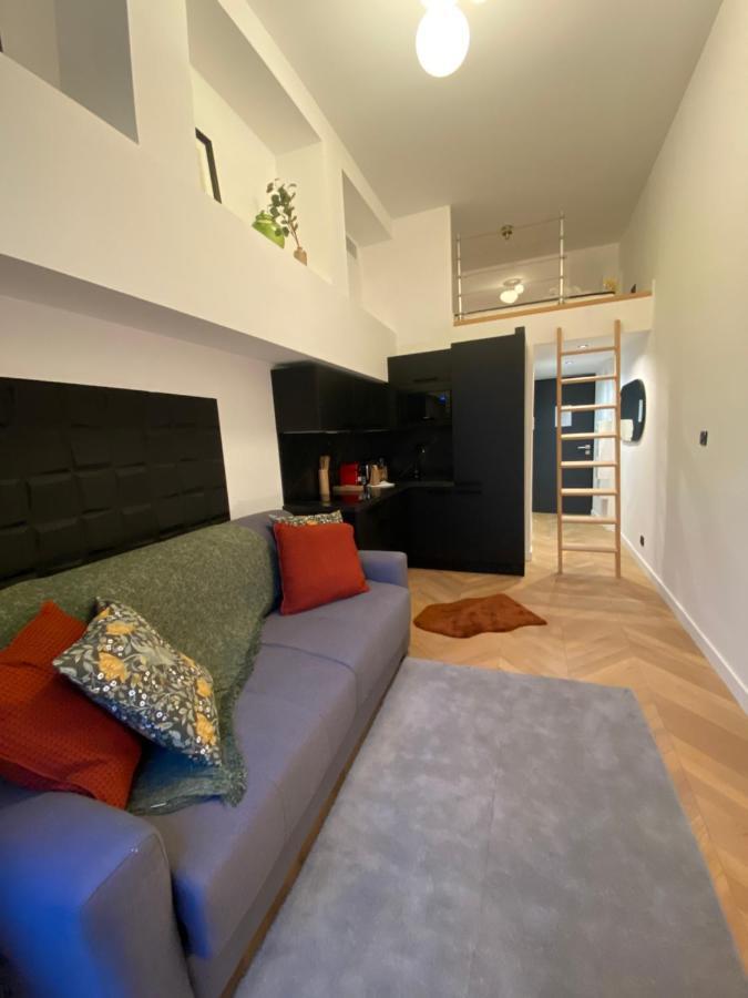 105 B - Tres Beau Studio Avec Mezzanine Refait A Neuf Hyper Centre/Ac Apartment Nice Luaran gambar